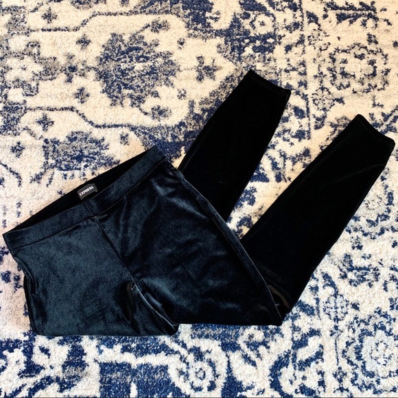 Express High Waisted Stretch Velvet 